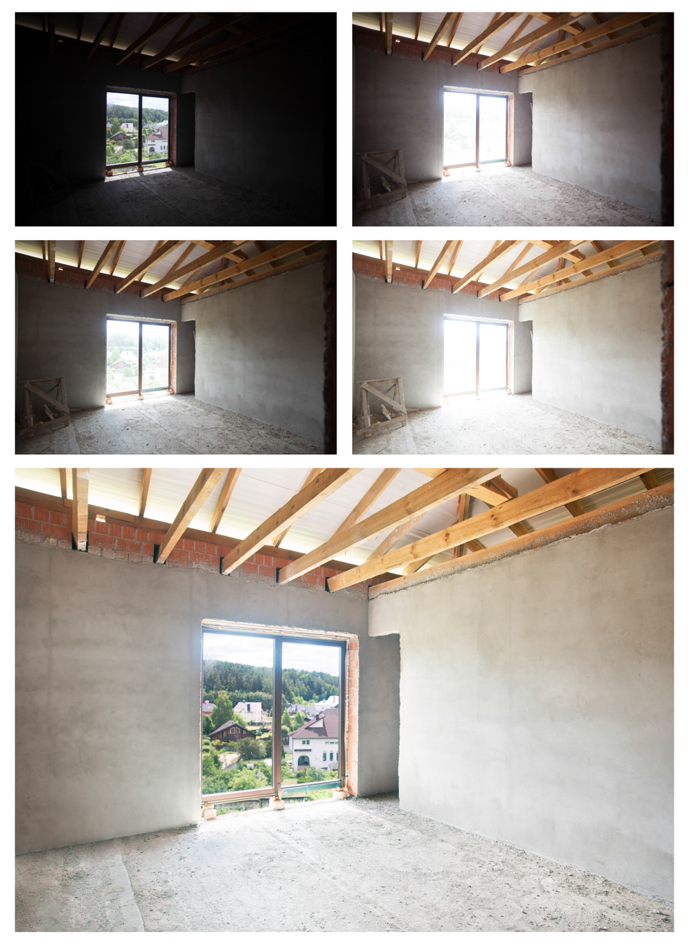 Съемка комнаты в коттедже