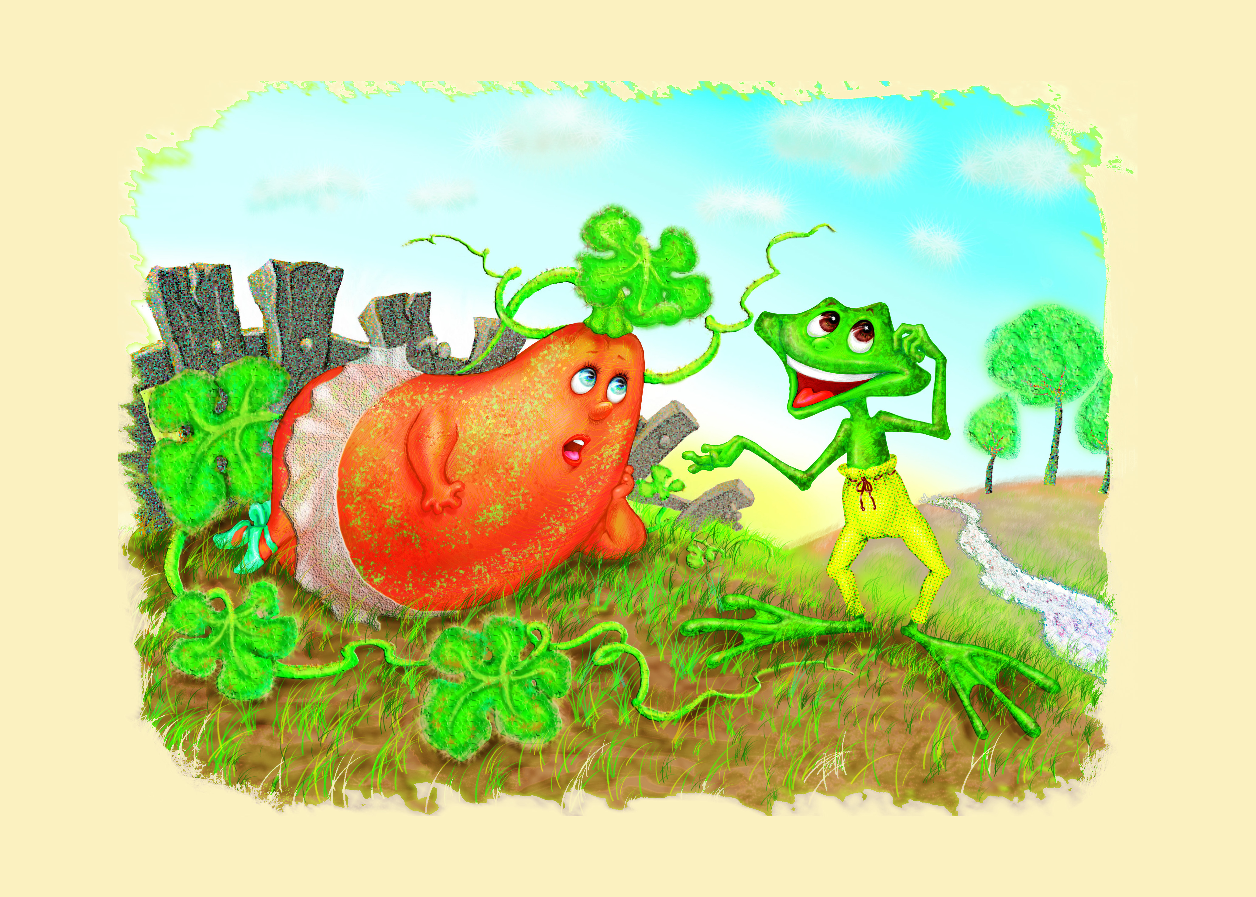 Иллюстрация для журнала " Познайко"