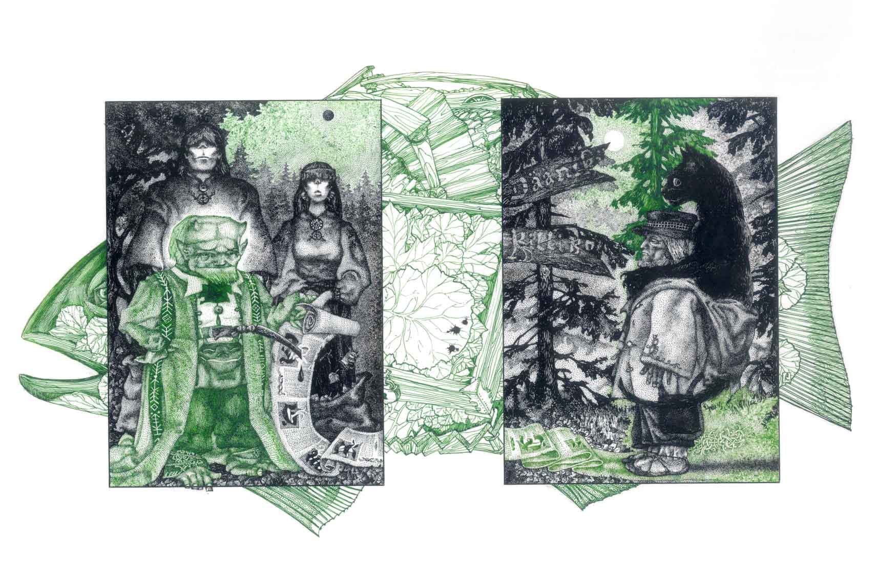 Иллюстрация к сказке Крейцвальда