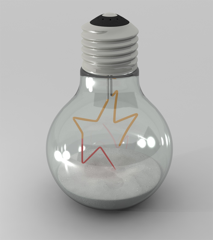 Лампочка-солнока на конкурс "Идея"