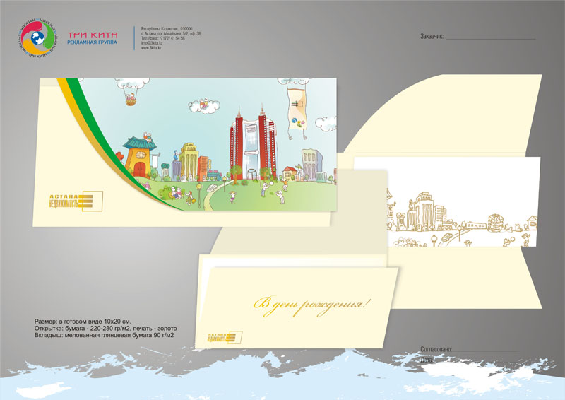 Открытка "С днем рождения"