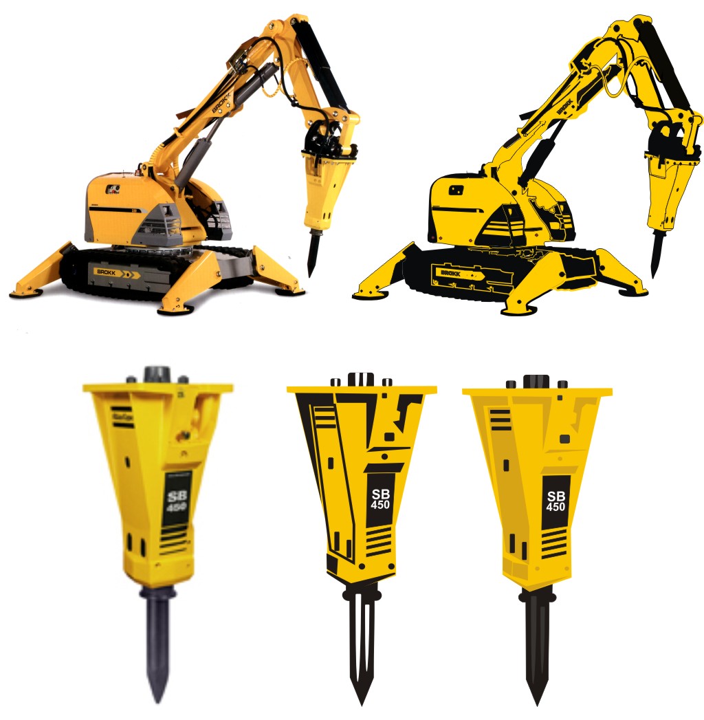 отрисовка в векторе с фото