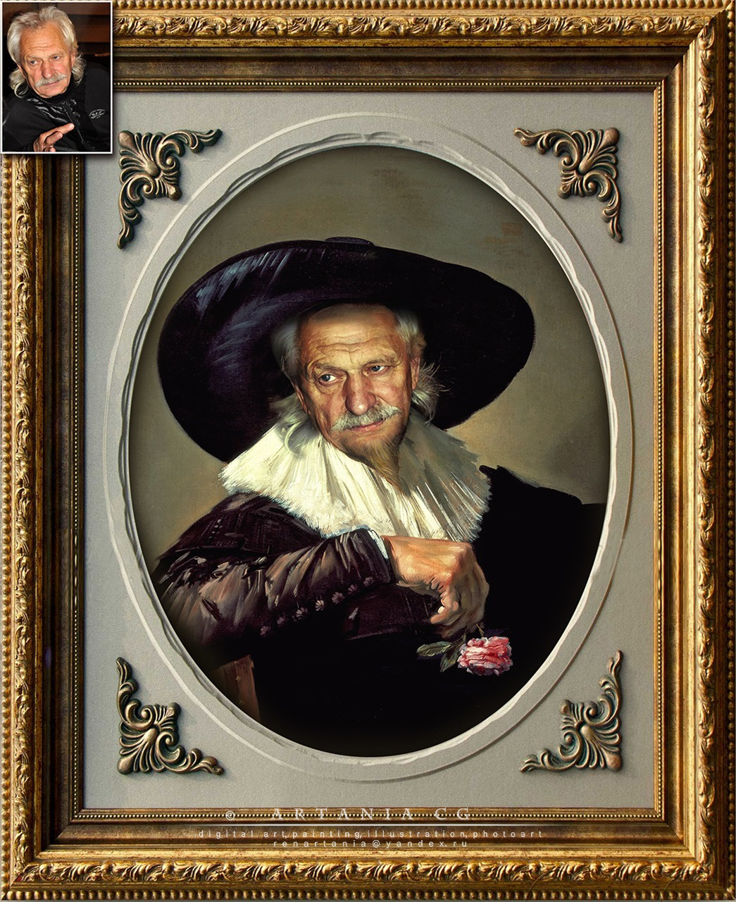 Фотомонтаж - портрет