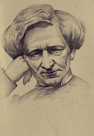 Рисунок.  Бумага, карандаш.