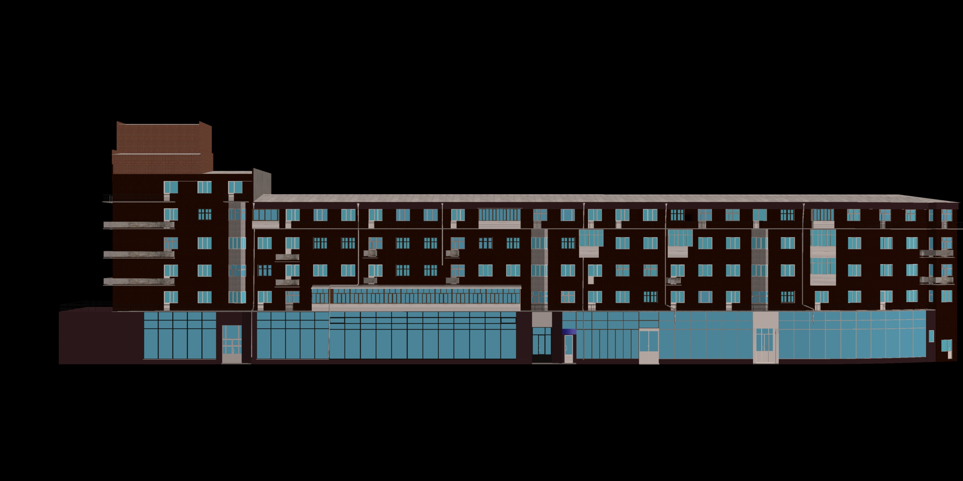 3d модель дома(Дом-корабль г.Иваново)