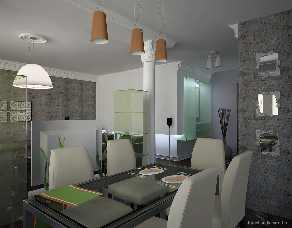 дизайн 1-комнатной квартиры