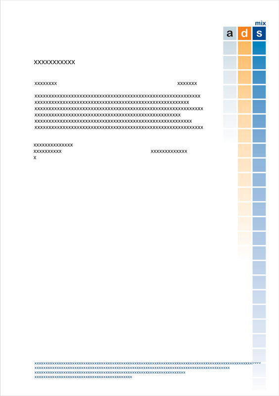 Фирменный бланк для ООО "АДС-микс"