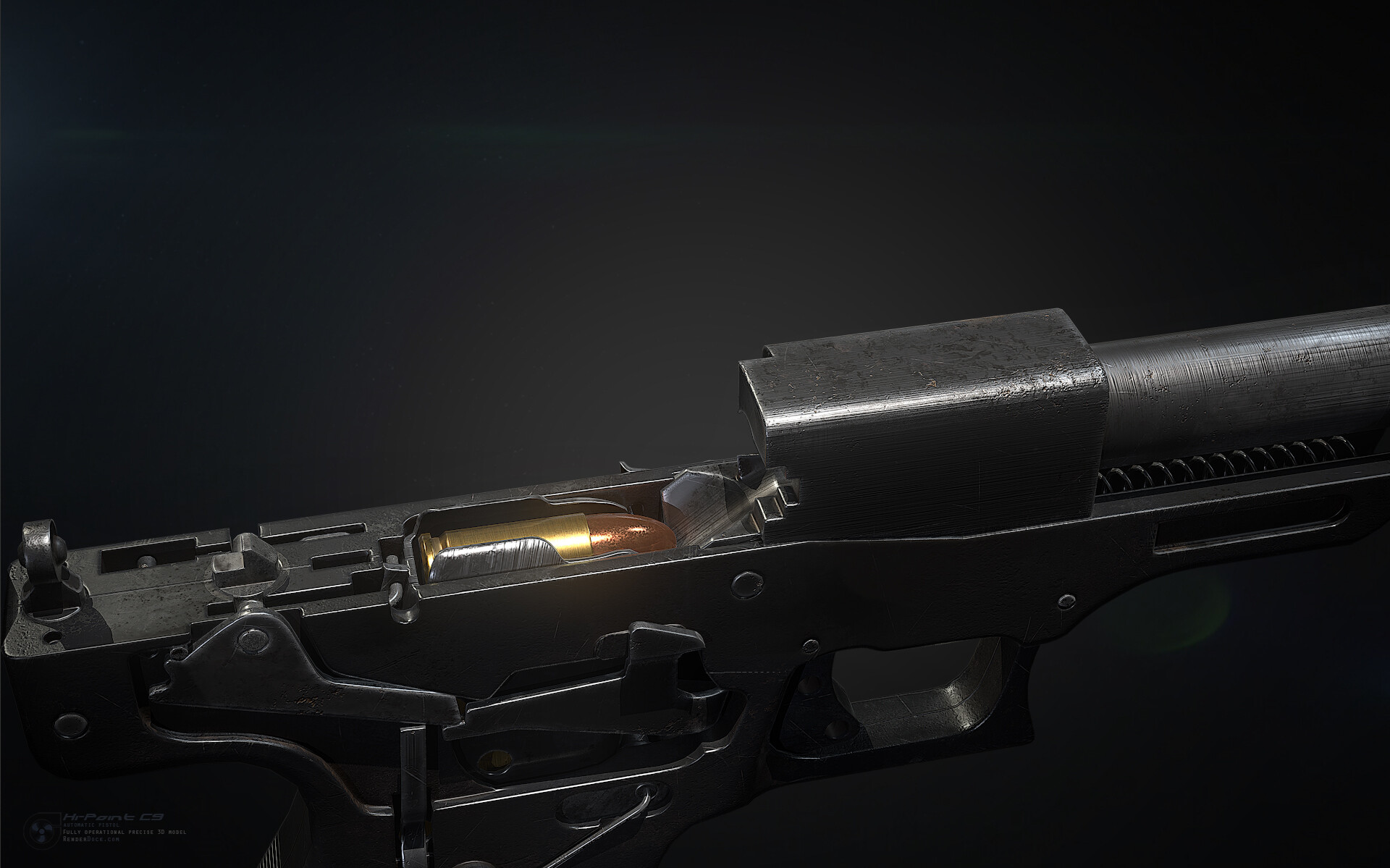 Hi-Point C9 PBR precise model