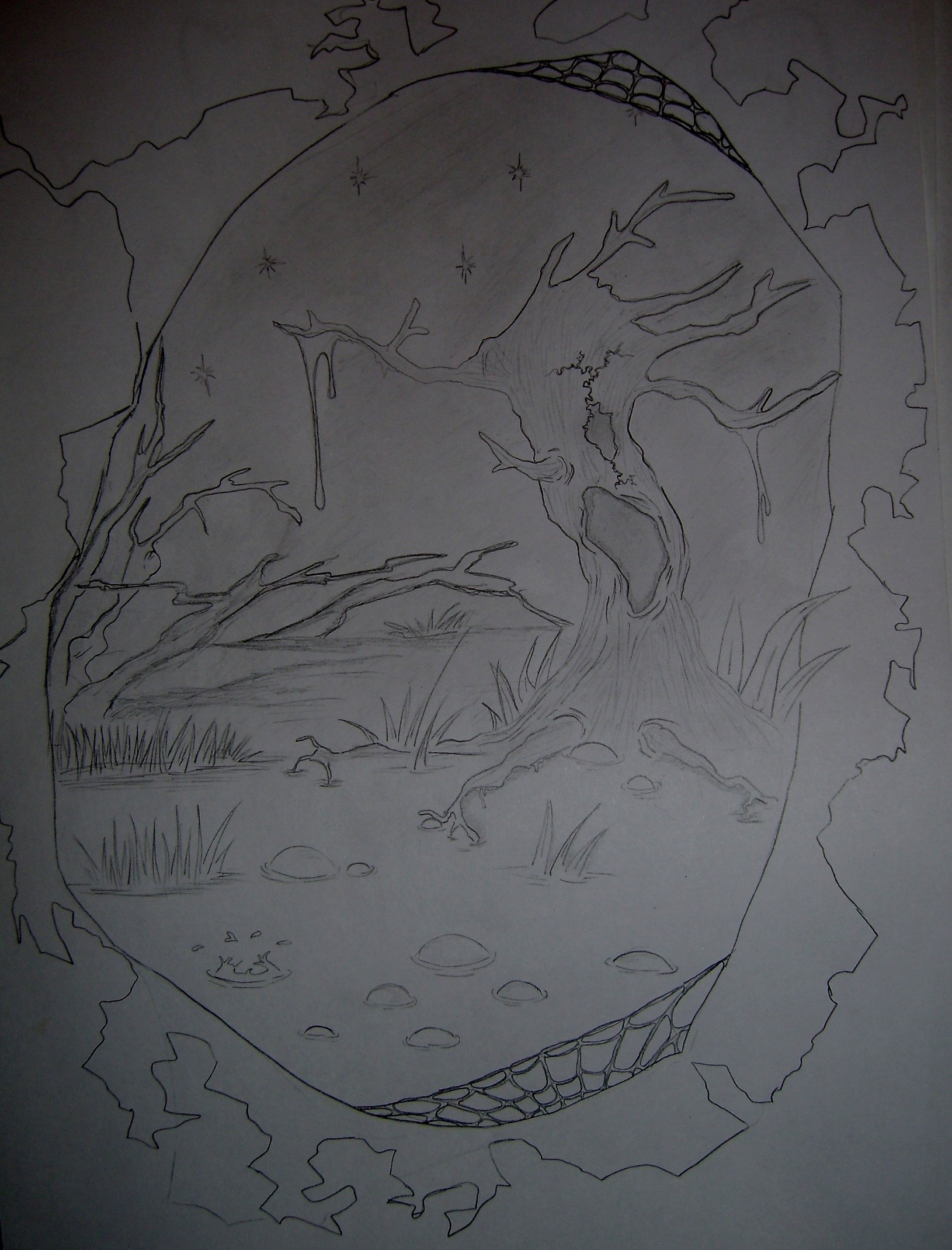 тетрадные рисунки