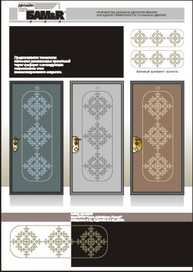 Дизайн стальных дверей