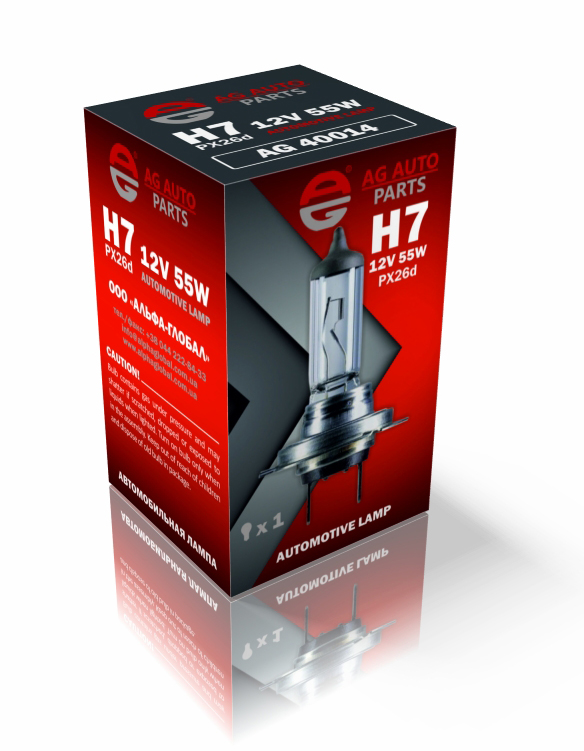 Упаковка для автоламп AG Auto Parts