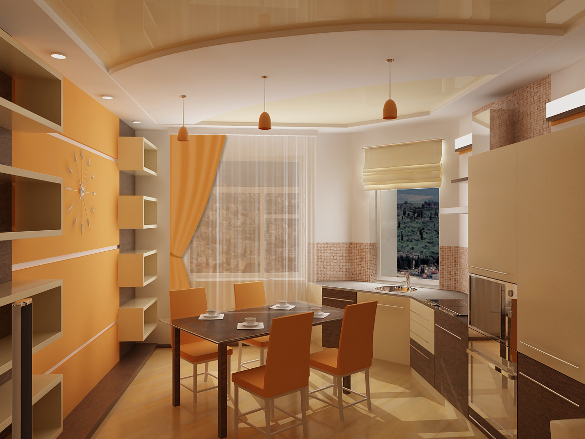 кухня-гостинная