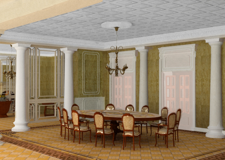 Коттедж, столовая