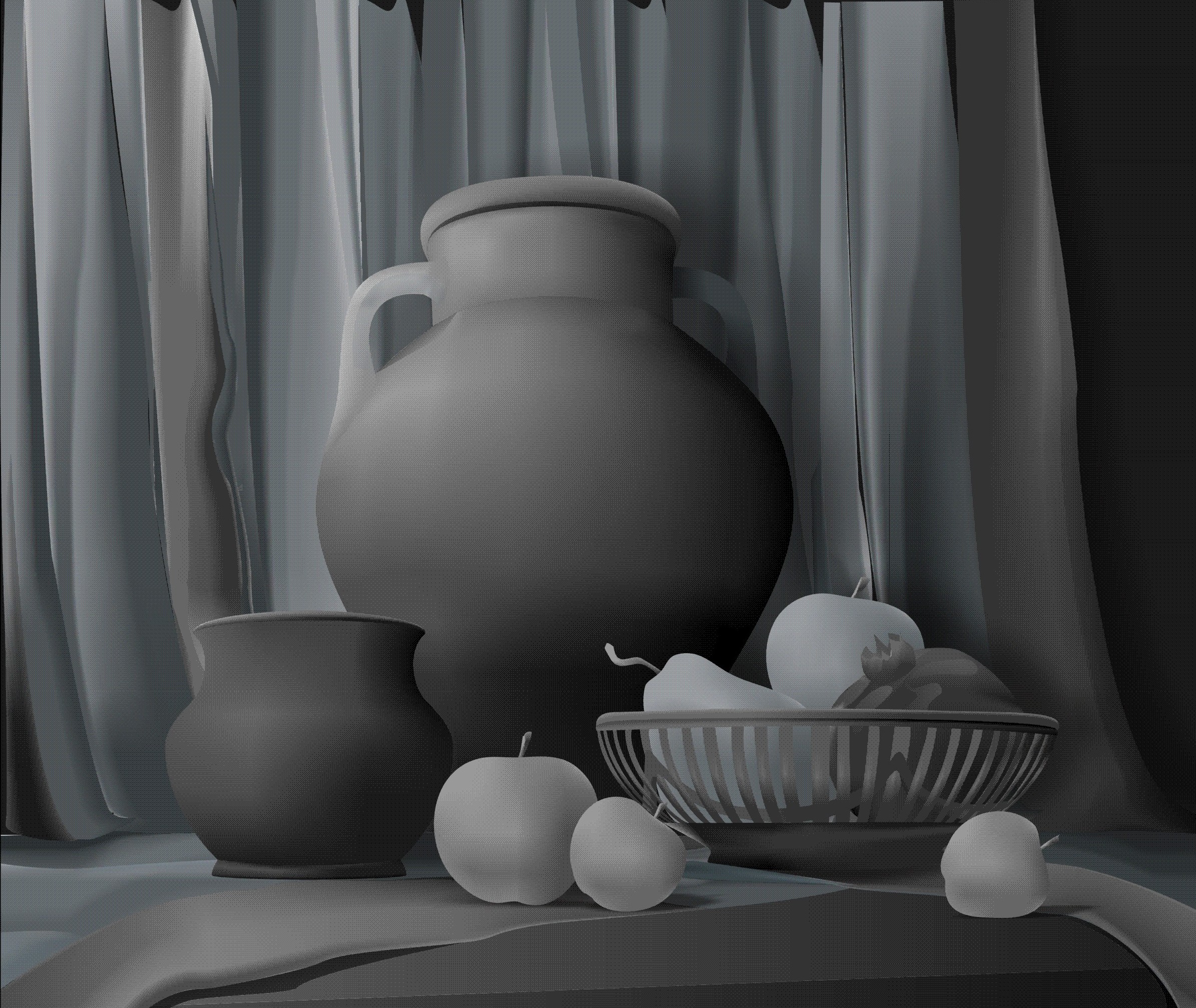 Натюрморт (монохром)