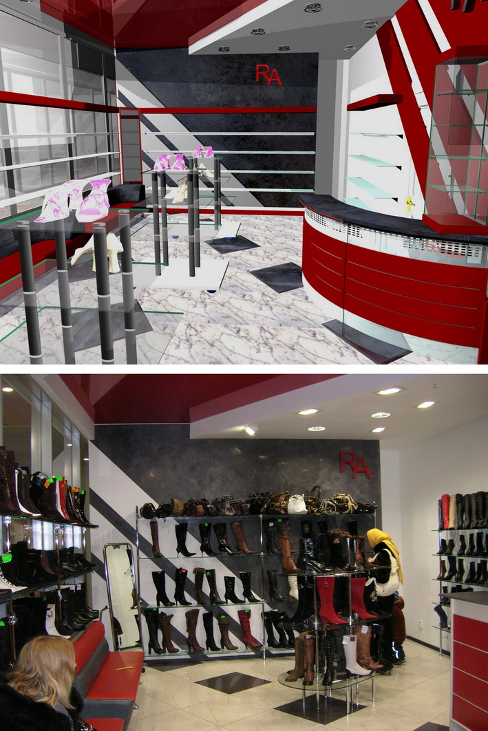 обувной магазин в торговом комплексе Заневский Каскад СПб