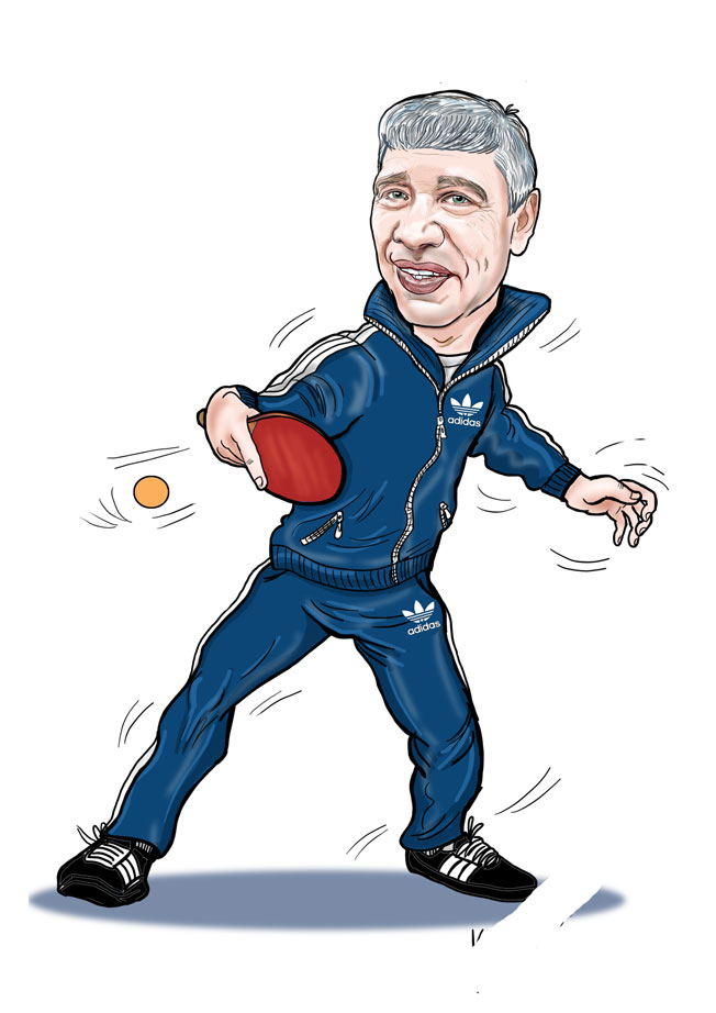 шарж на мужчину