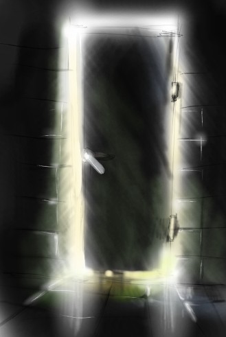 иллюстрация ТЕМНАЯ ДВЕРЬ