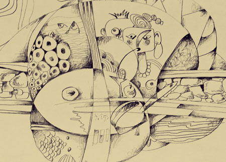 Рисунок.  Бумага, карандаш.