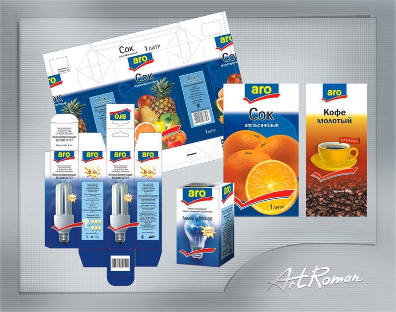 Упапковки «ARO»