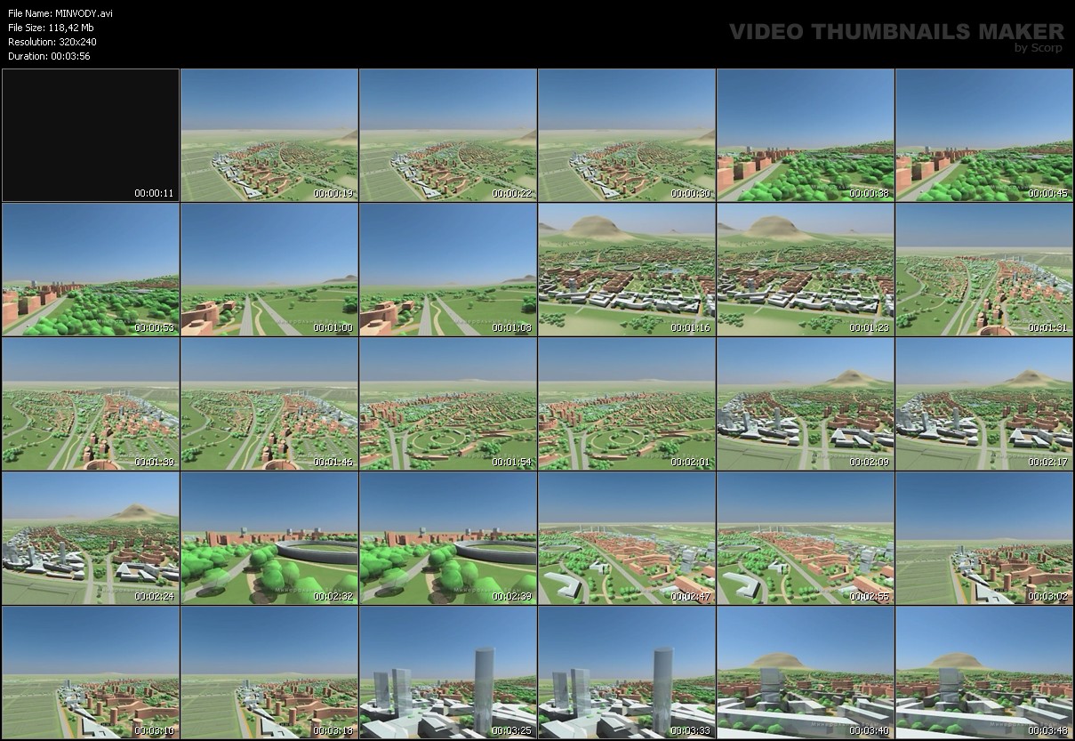 Анимация территориального планирования