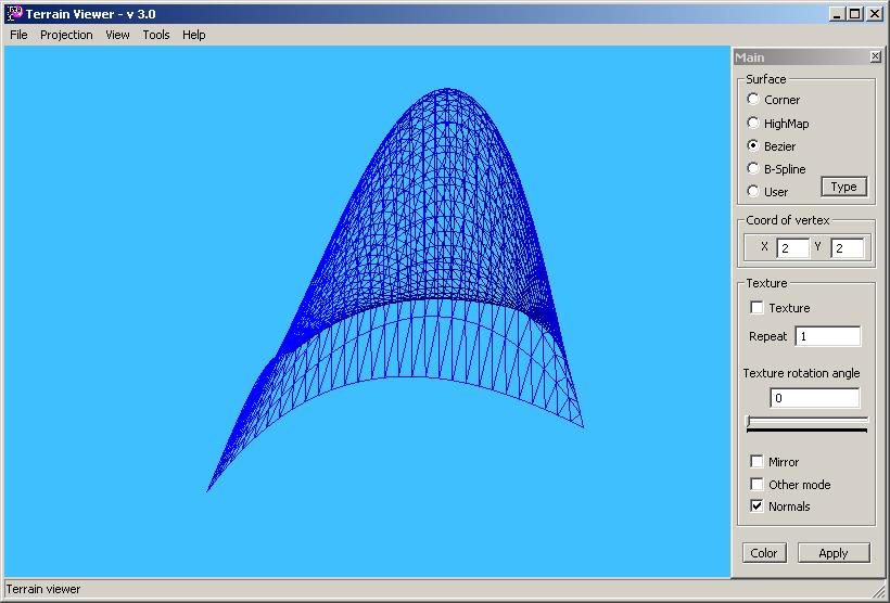 Редактор поверхностей