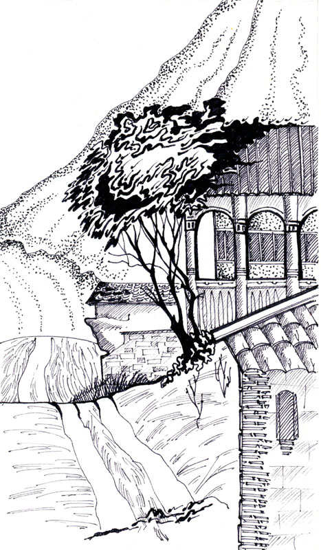 графика. гелиевая ручка