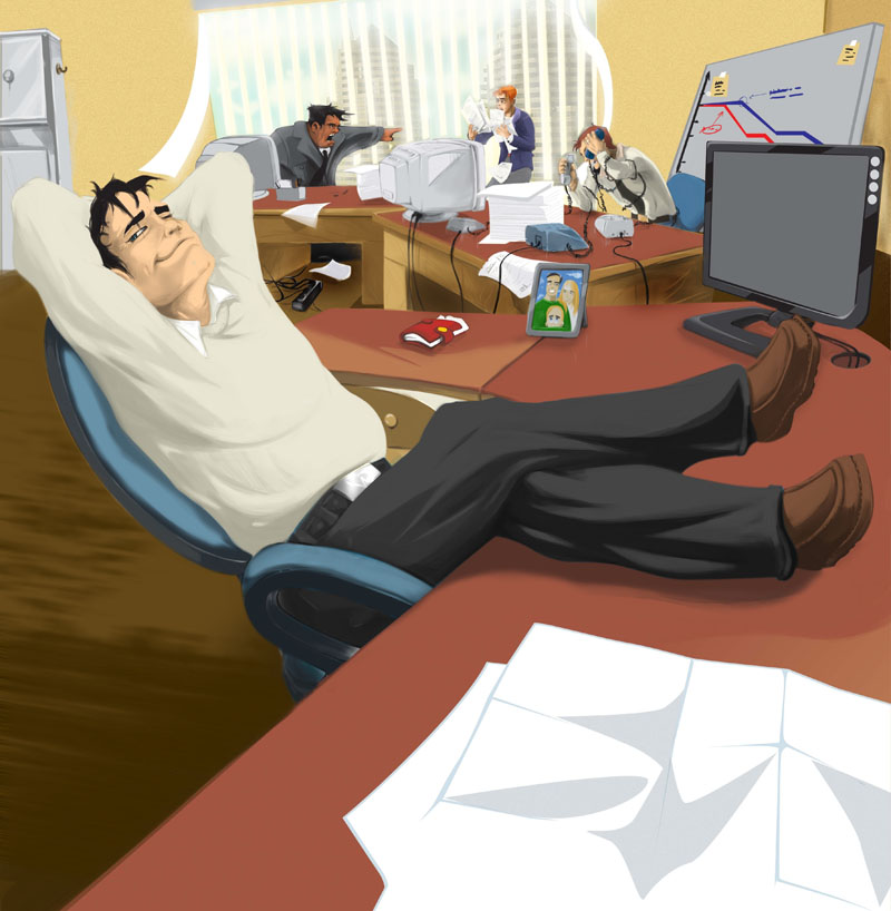 иллюстрация "БЕЗ ПРОБЛЕМ"