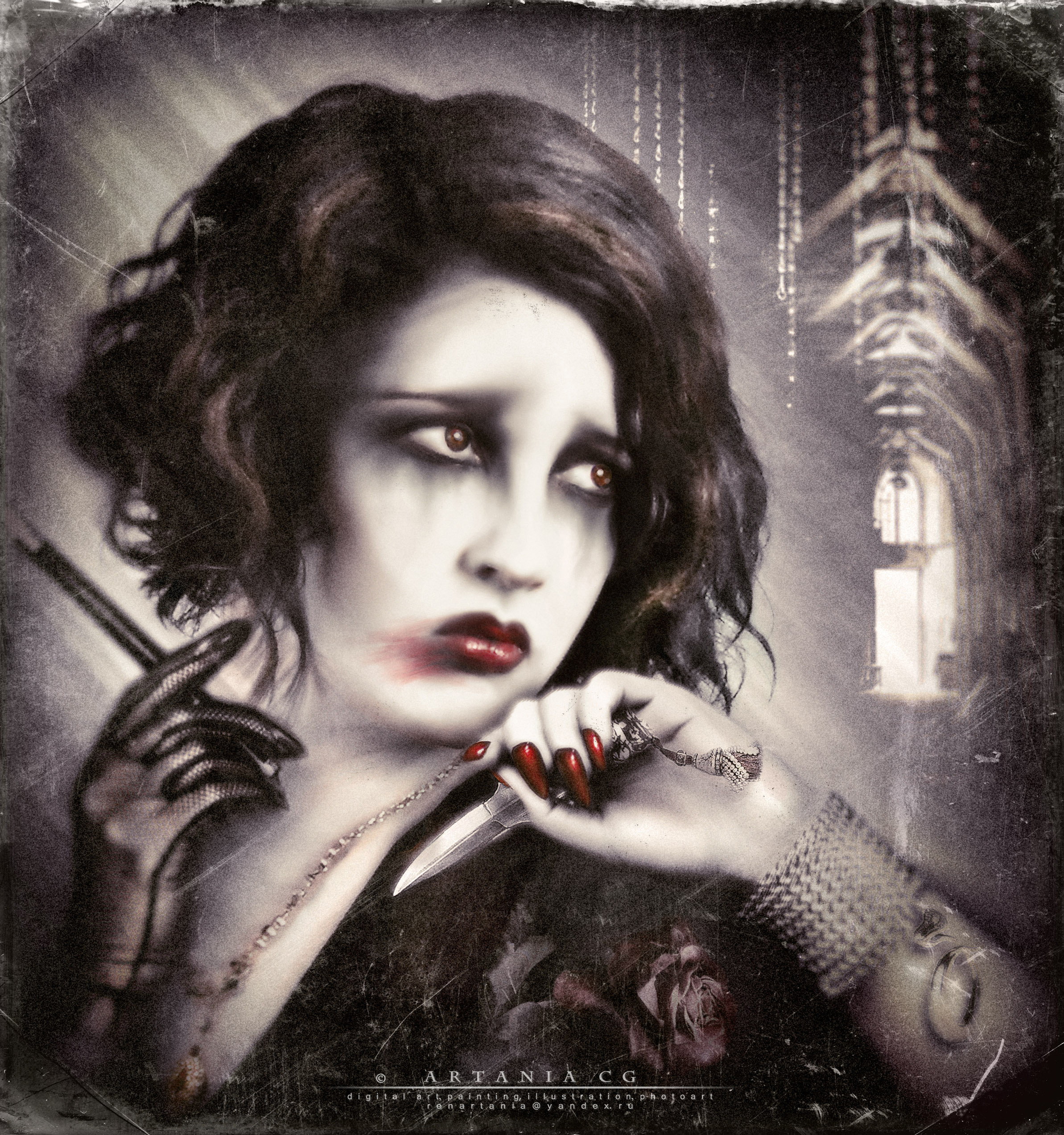 "Декаданс. Ваша шутка удалась..." - иллюстрация в стиле ретр