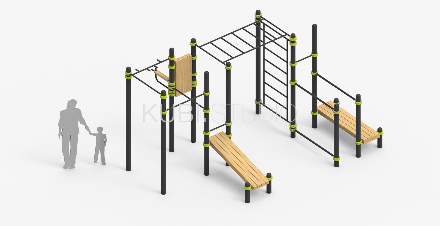 Универсальная workout площадка №37