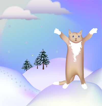 Новогодняя иллюстрация на сайт