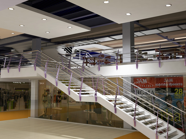 лестница ТРЦ "БлокБастер" (Киев)
