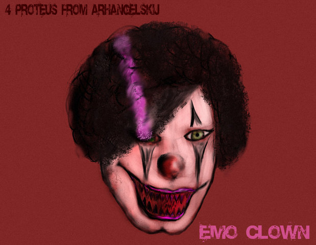 emo clown