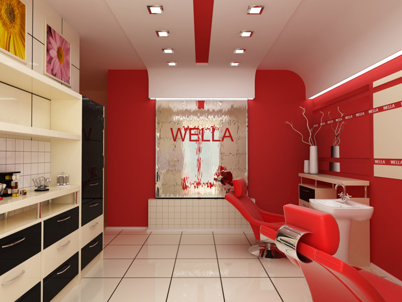 Дизайн для салона красоты Wella