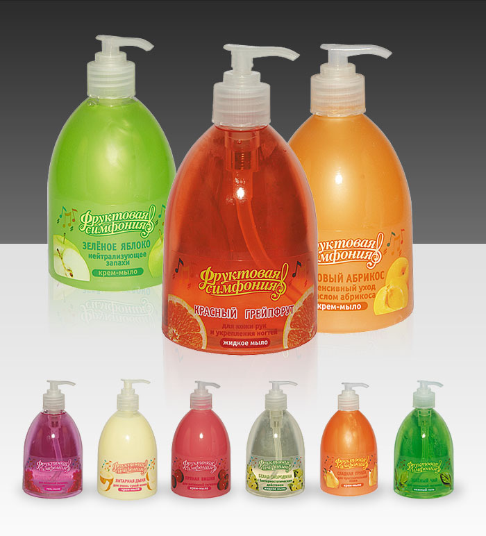 серия жидких мыл \"Фруктовая Симфония\"