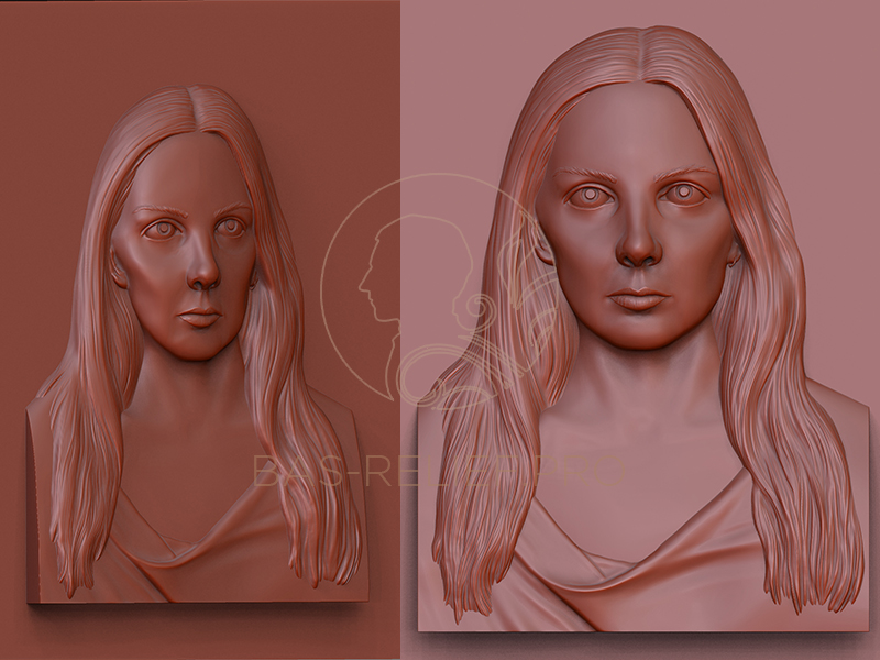 Изготовление портретного барельефа по фото