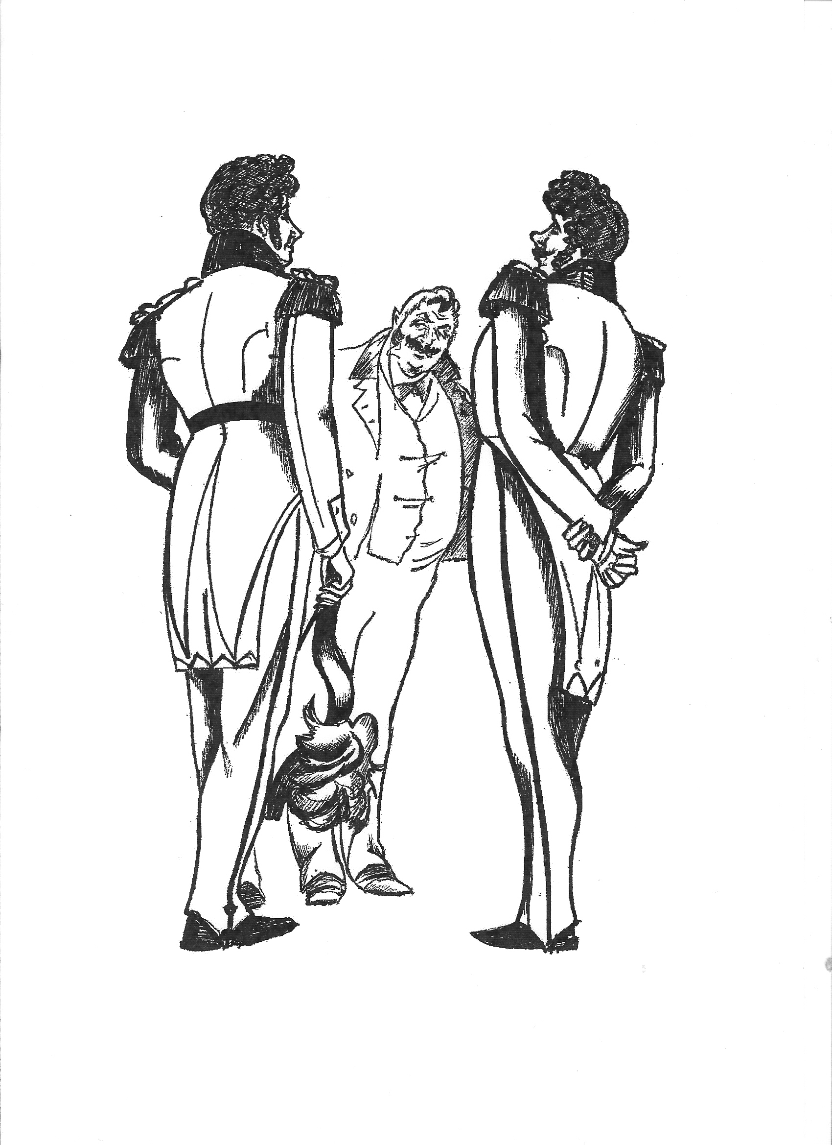 Иллюстрация, Н.В. Гоголь"Коляска"