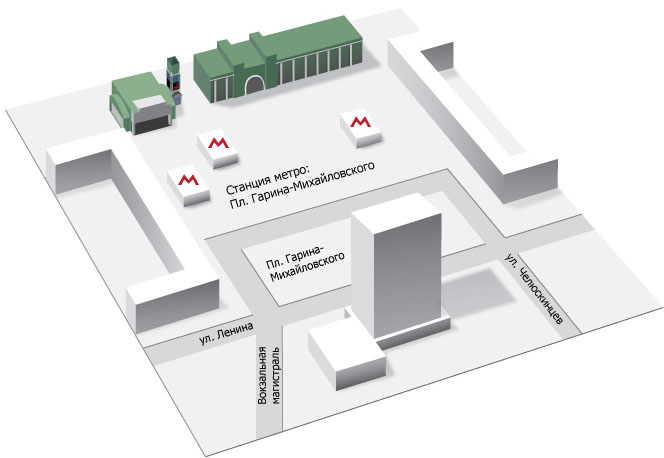 Схема для сайта "Экспресс-Пригород"