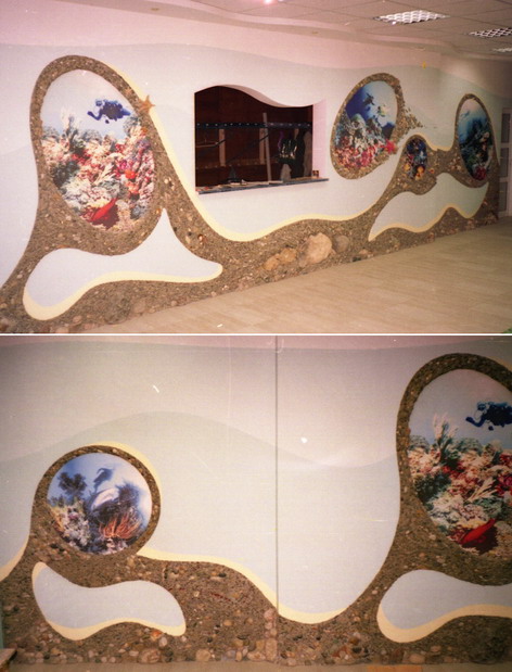 Аквапарк "Волна" интерьер вестибюля