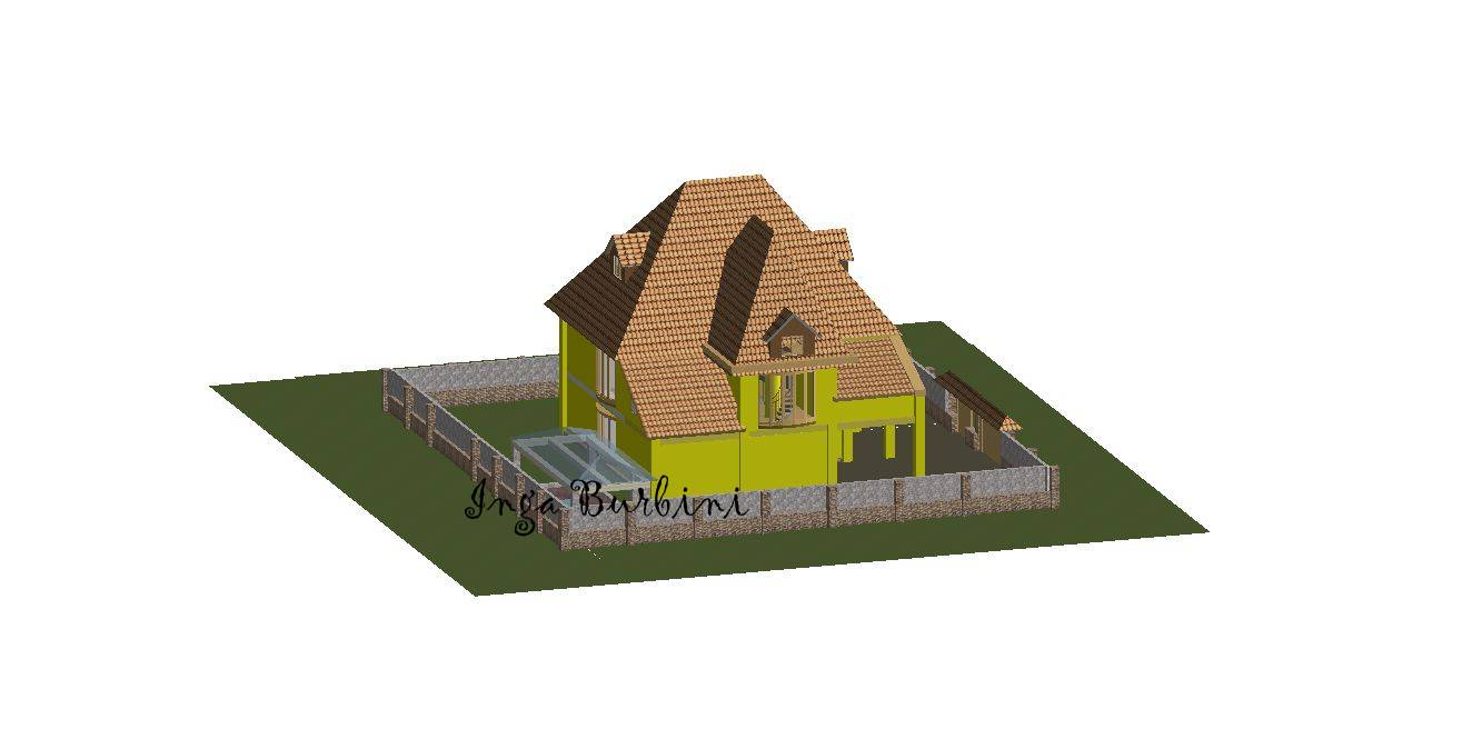 дом с желтым фасадом 3