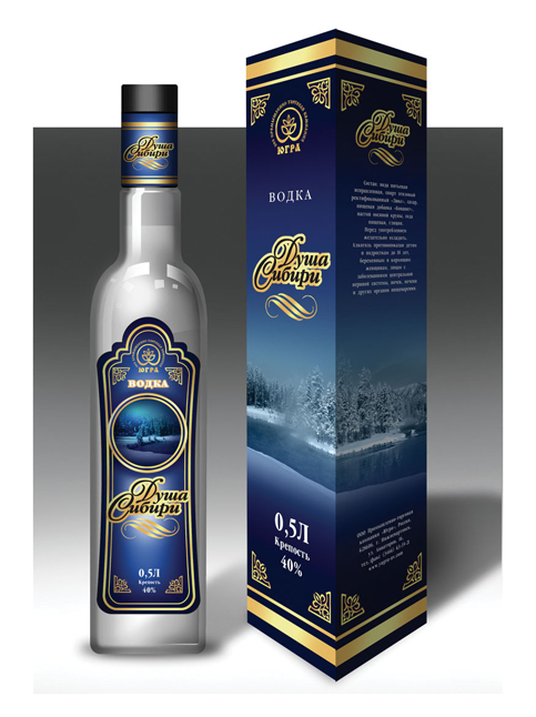Водка "Душа Сибири"