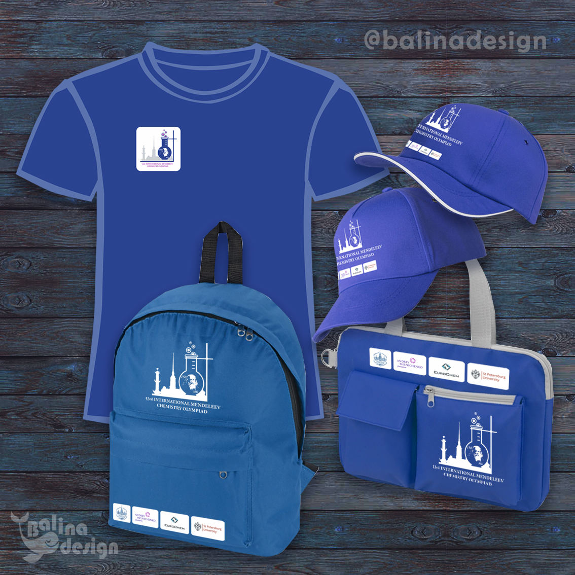 Брендирование одежды для Международной олимпиады по химии.