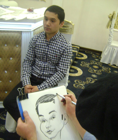 Шаржист на праздник