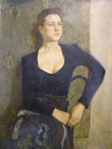 Портрет вольницы. 67.5х88. х.м.