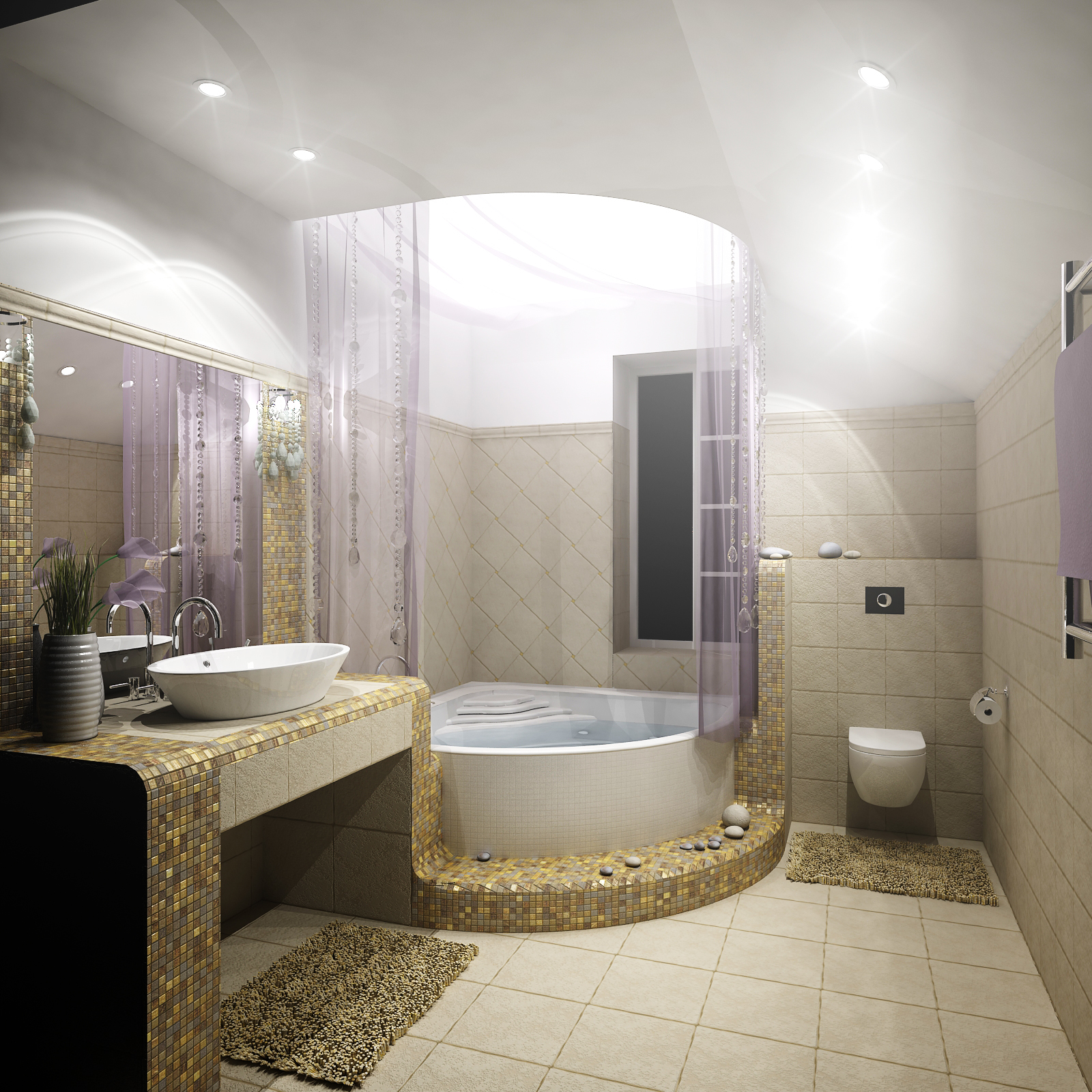 Ванная "Сиреневый туман"