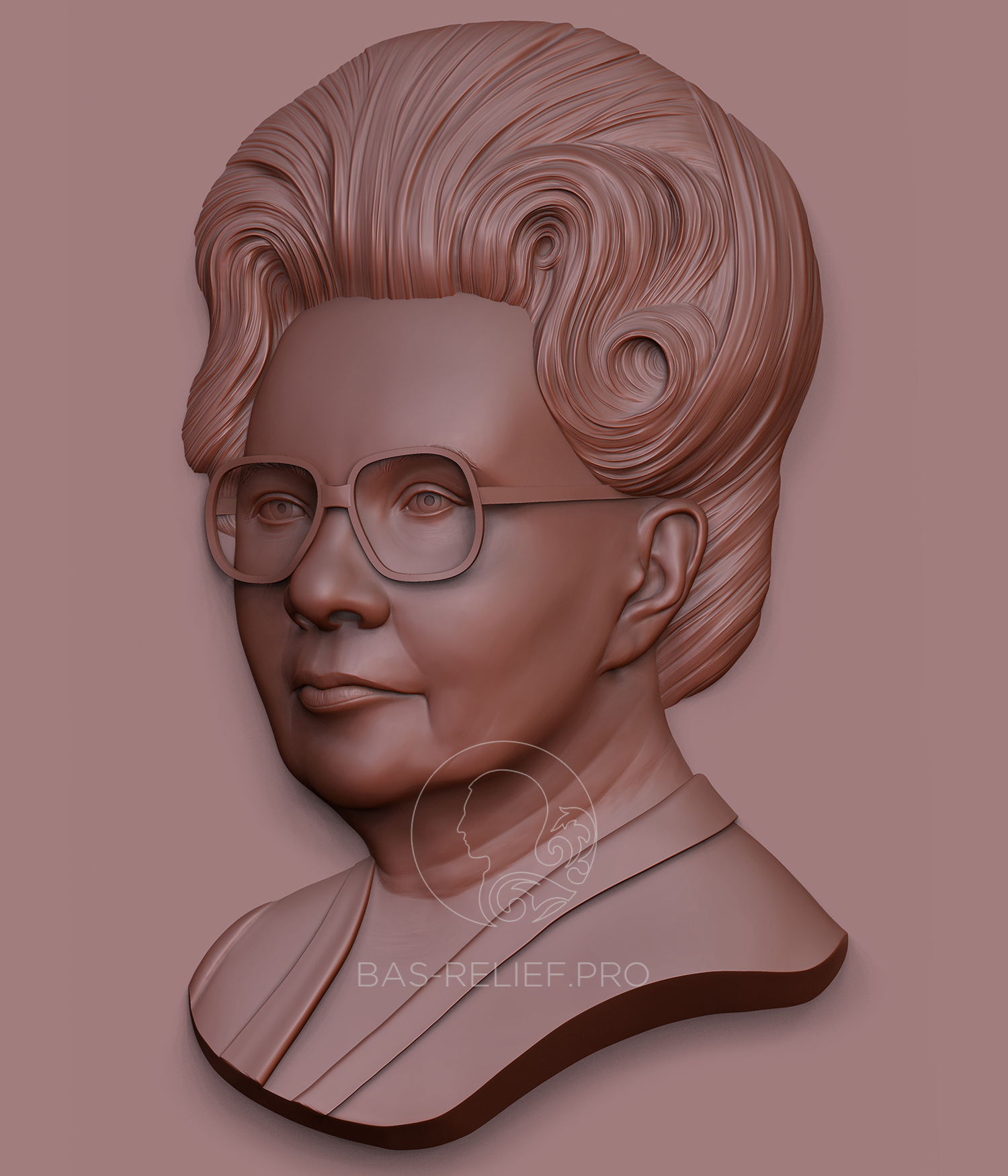 3д моделирование барельефа для мемориальной доски