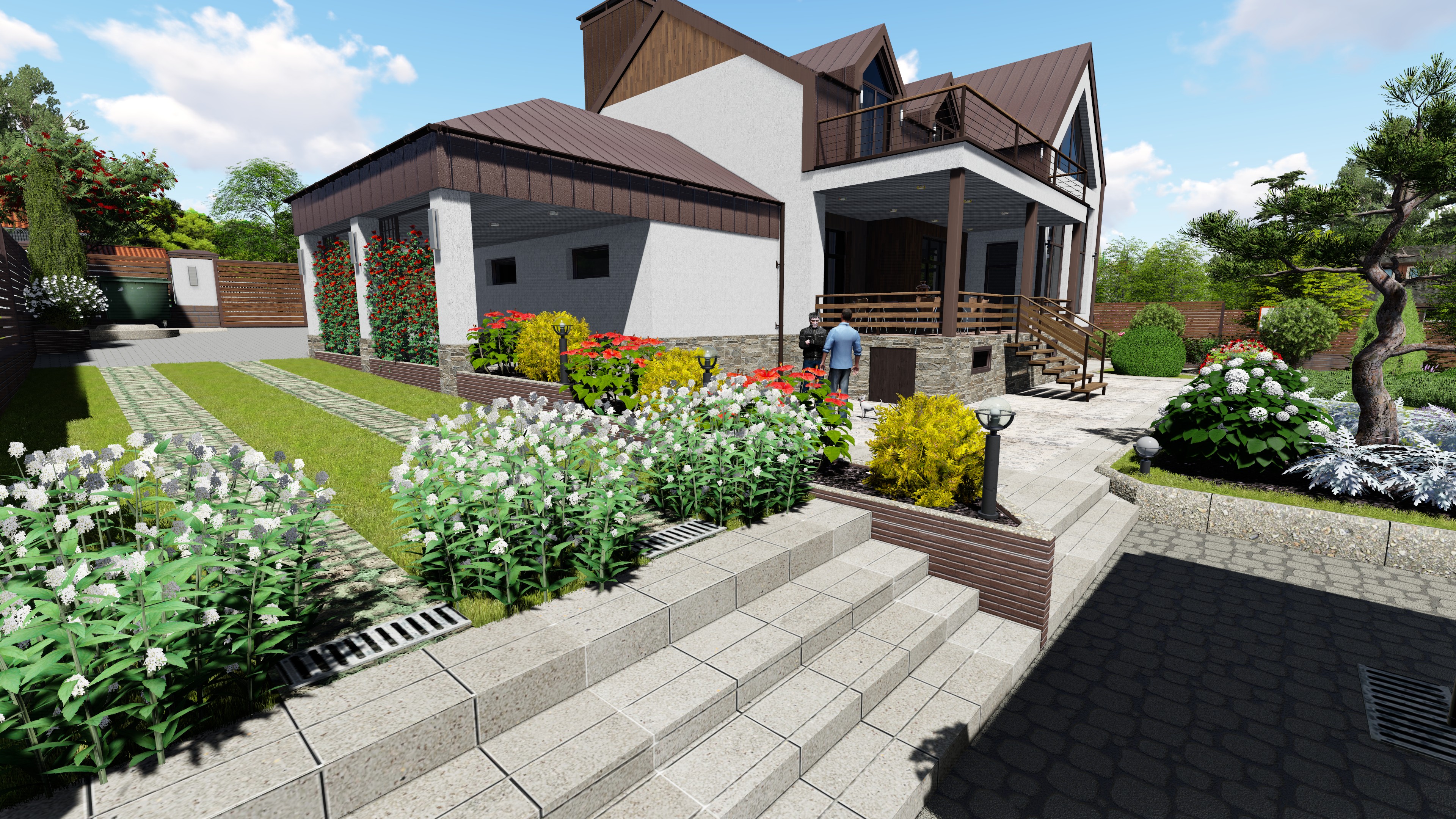 Ландшафтный дизайн. Проект благоустройства и озеленения.