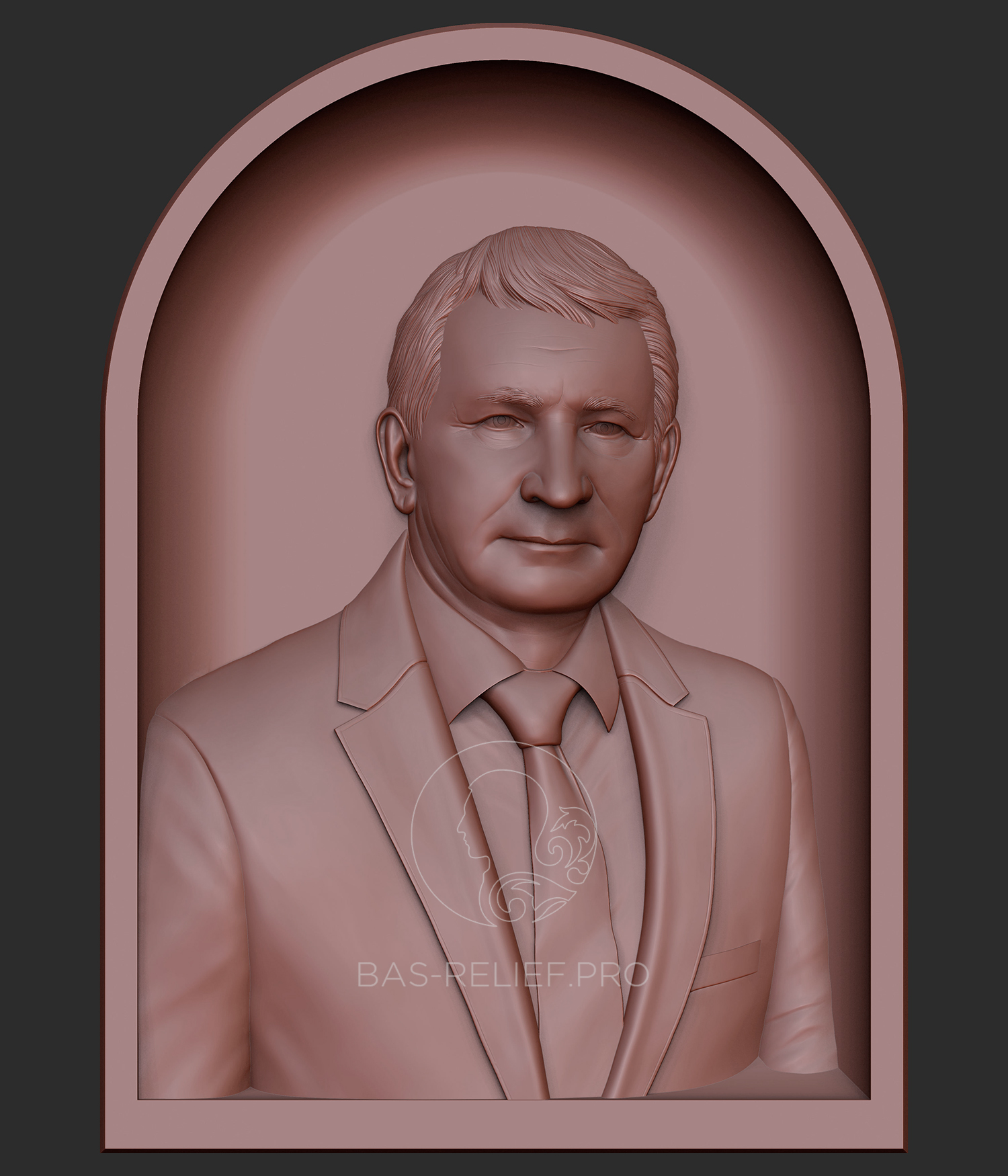 Портретный барельеф по фотографии