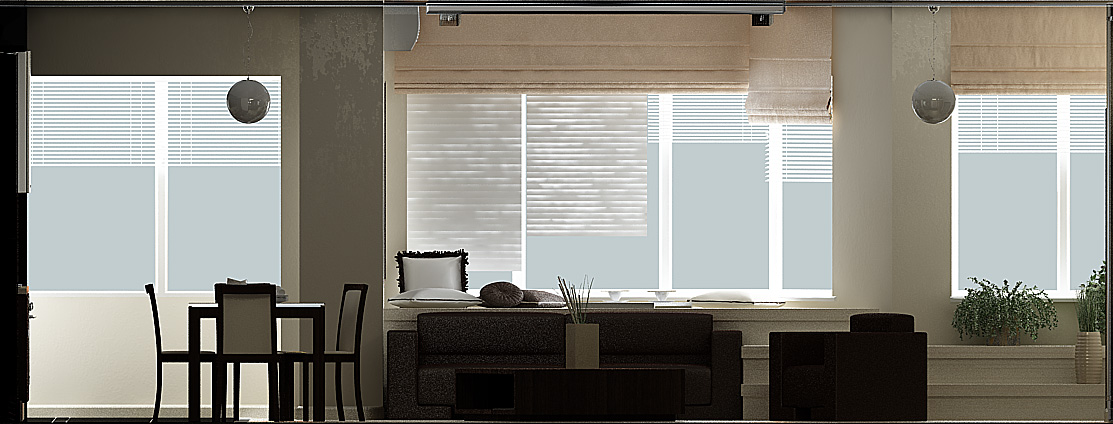 развертка гостиной