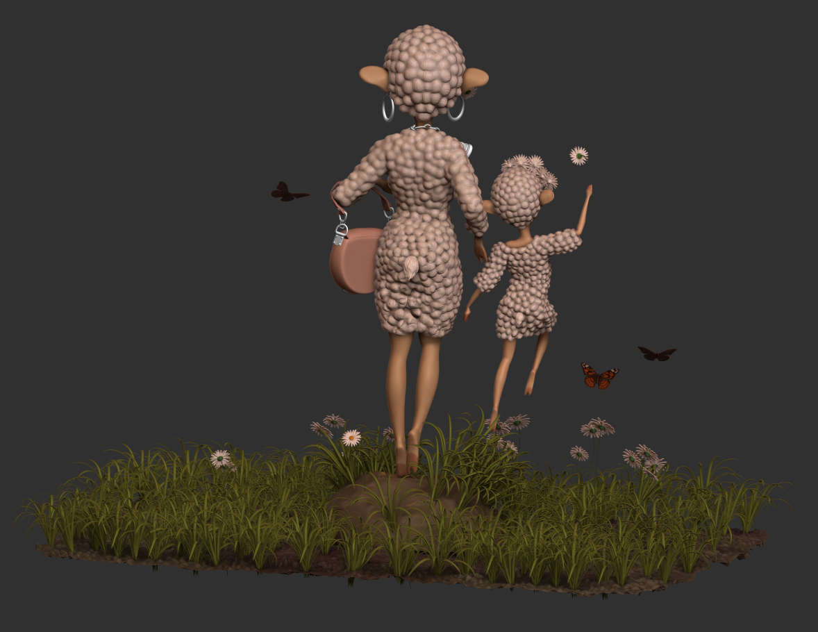 моделирование персонажей "Год овцы"_10