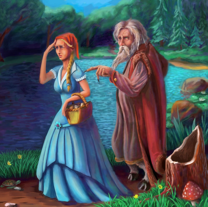 Леший (иллюстрация-набросок)